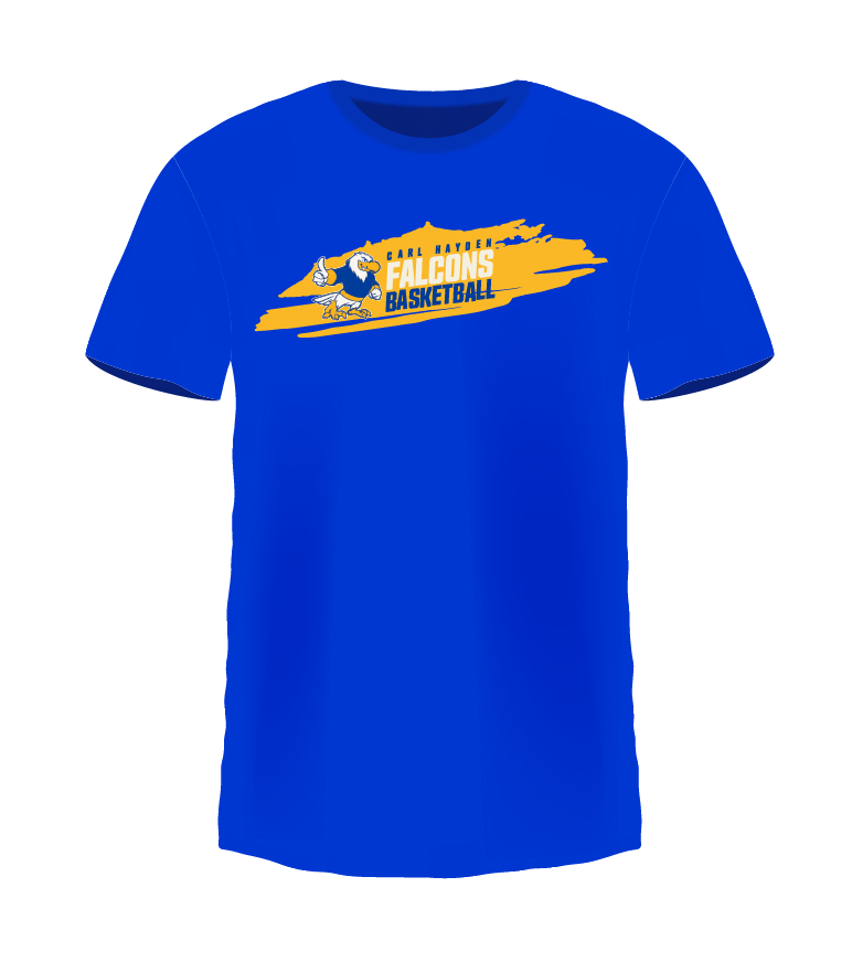 Falcons Basketball Paint Stroke T-Shirt
