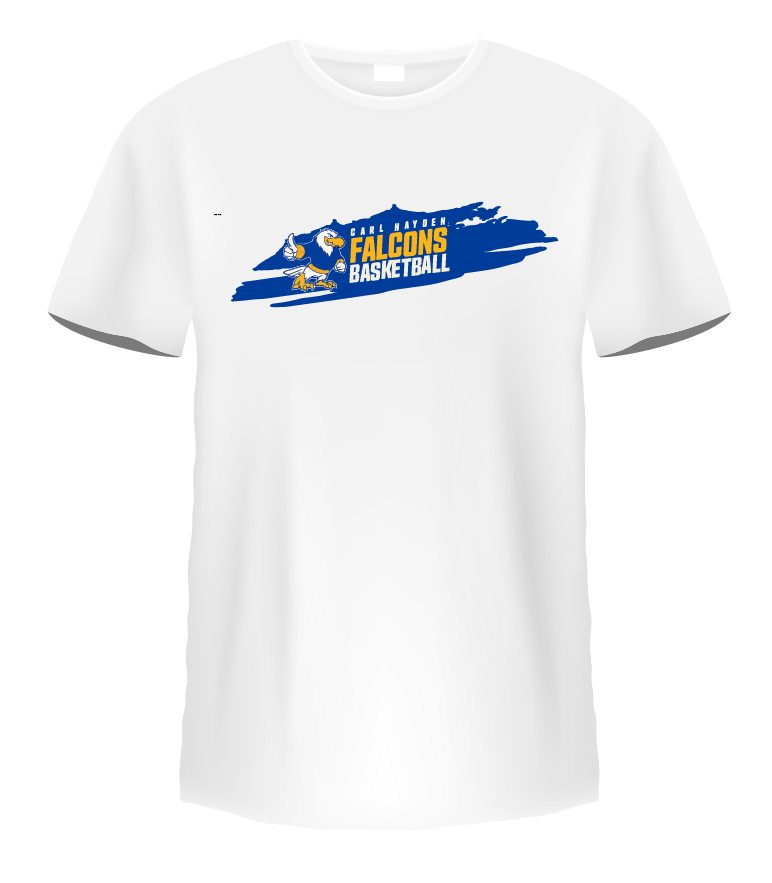 Falcons Basketball Paint Stroke T-Shirt